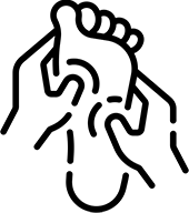Physiotherapie Elsterwerda fussreflex icon